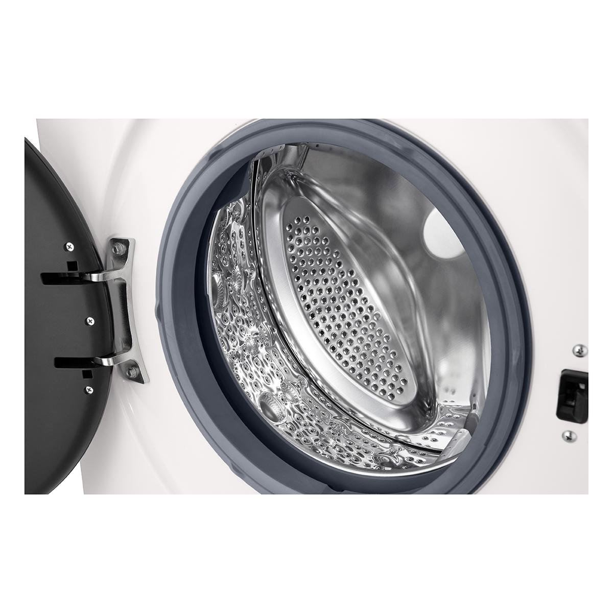 Lavarropas Automático Inverter LG VB-F WO 6.5KG 1200RPM Carga Frontal Blanco